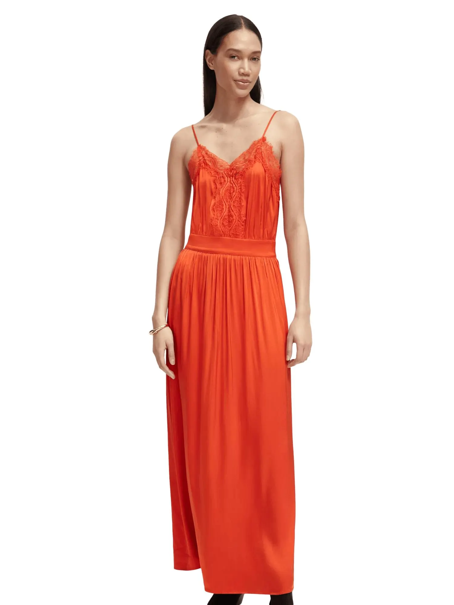Camisole strap maxi dress
