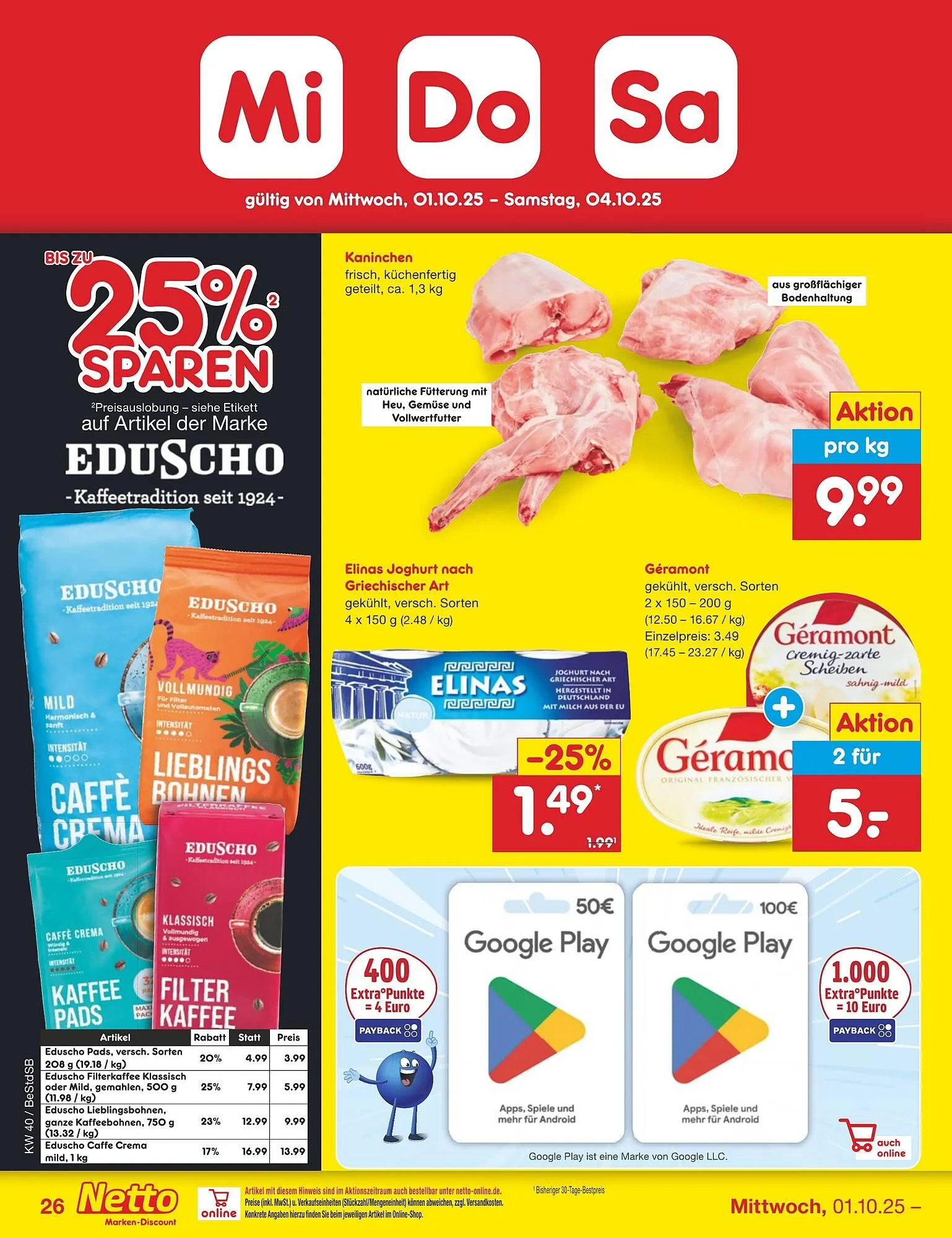 Netto Marken-Discount DE folder van 29 september tot 4 oktober 2025 - Folder pagina 34