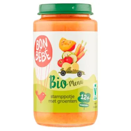 BONBEBE M1213 BIO STAMPPOTJE GROENTEN