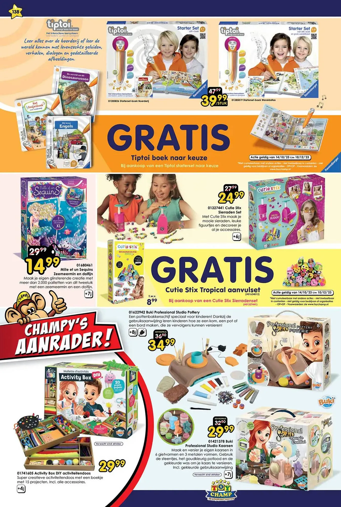ToyChamp folder van 14 oktober tot 10 december 2023 - Folder pagina 138