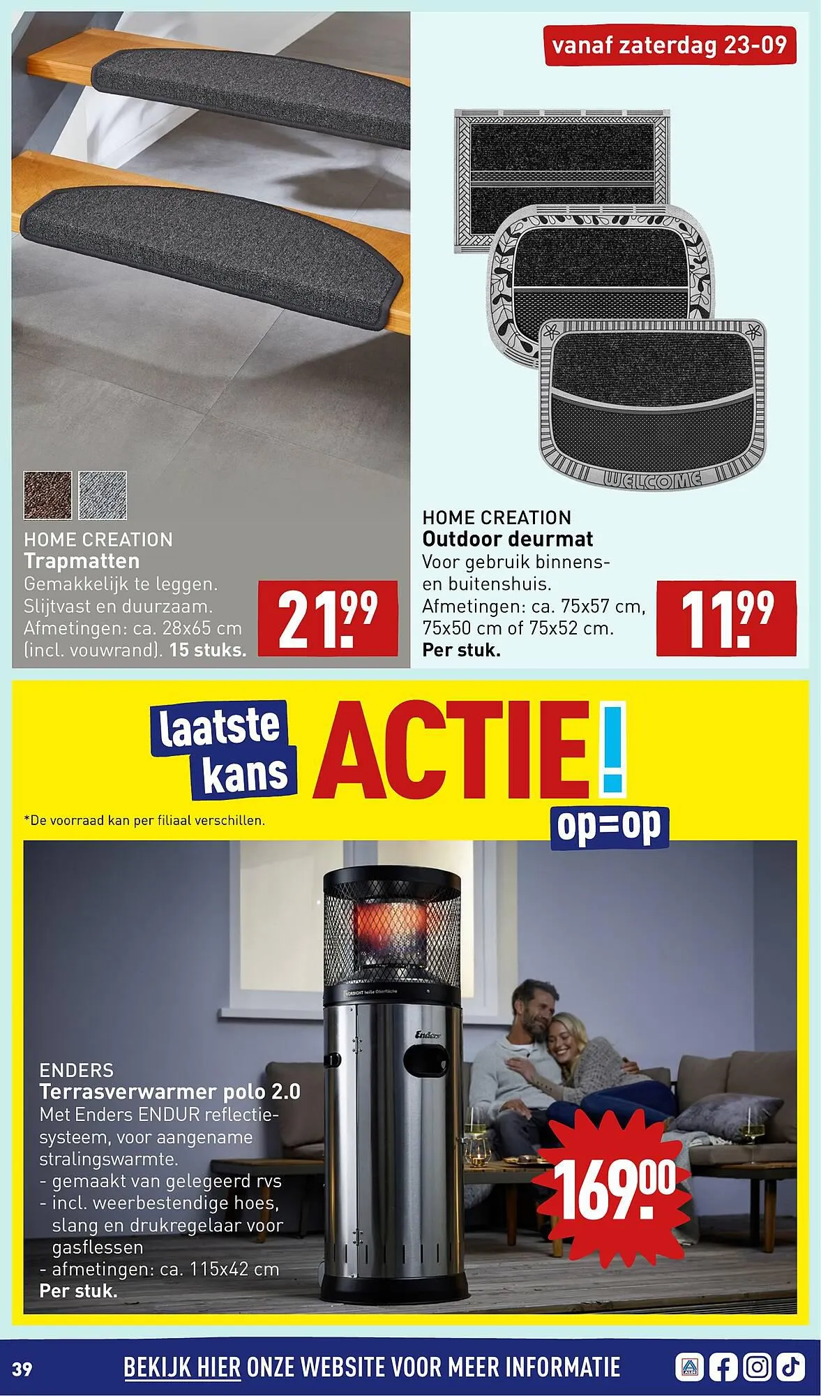 ALDI folder van 18 september tot 24 september 2023 - Folder pagina 39