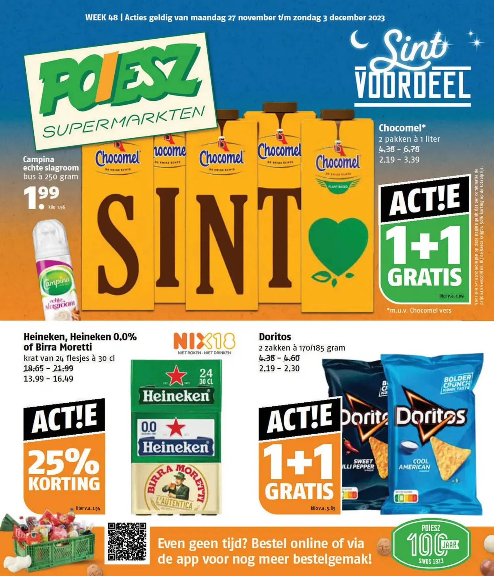 Poiesz folder van 27 november tot 3 december 2023 - Folder pagina 1