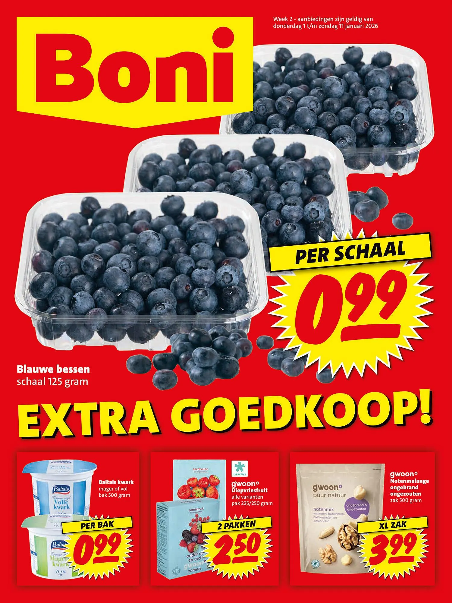 Boni folder van 1 januari tot 17 januari 2026 - Folder pagina 1