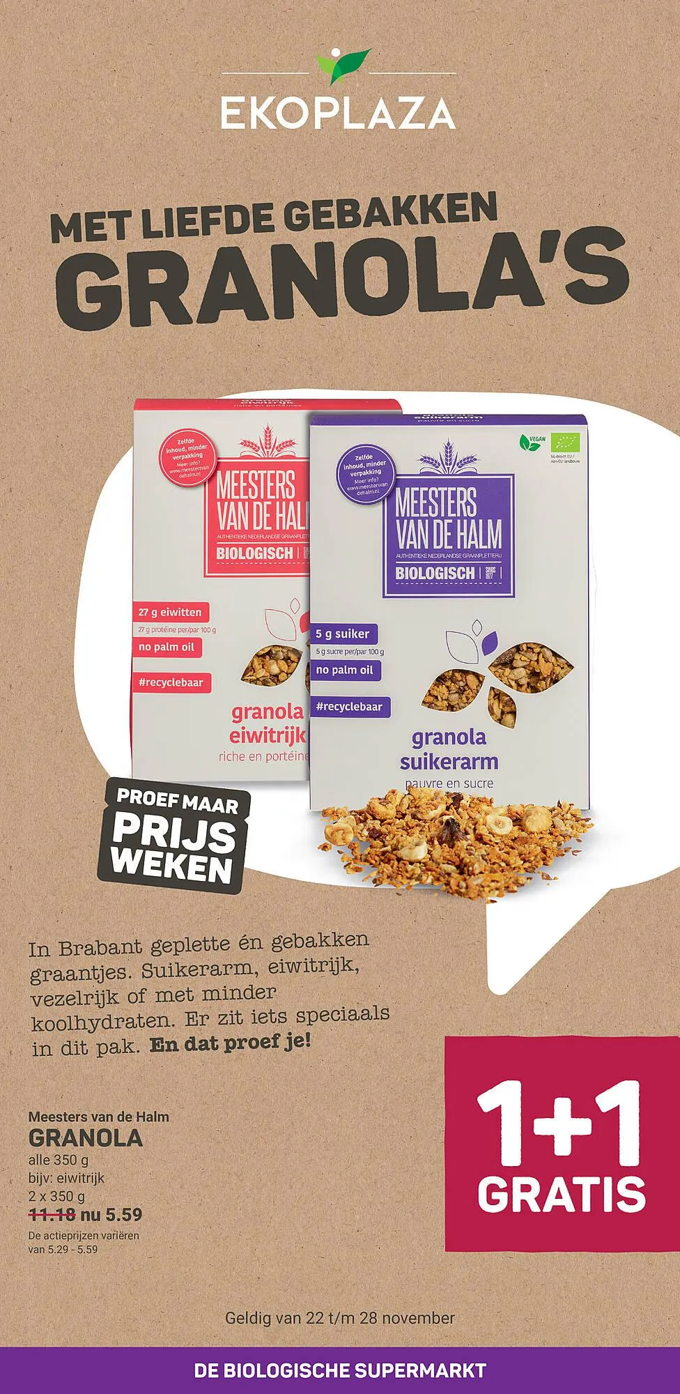 Ekoplaza folder van 22 november tot 28 november 2023 - Folder pagina 1