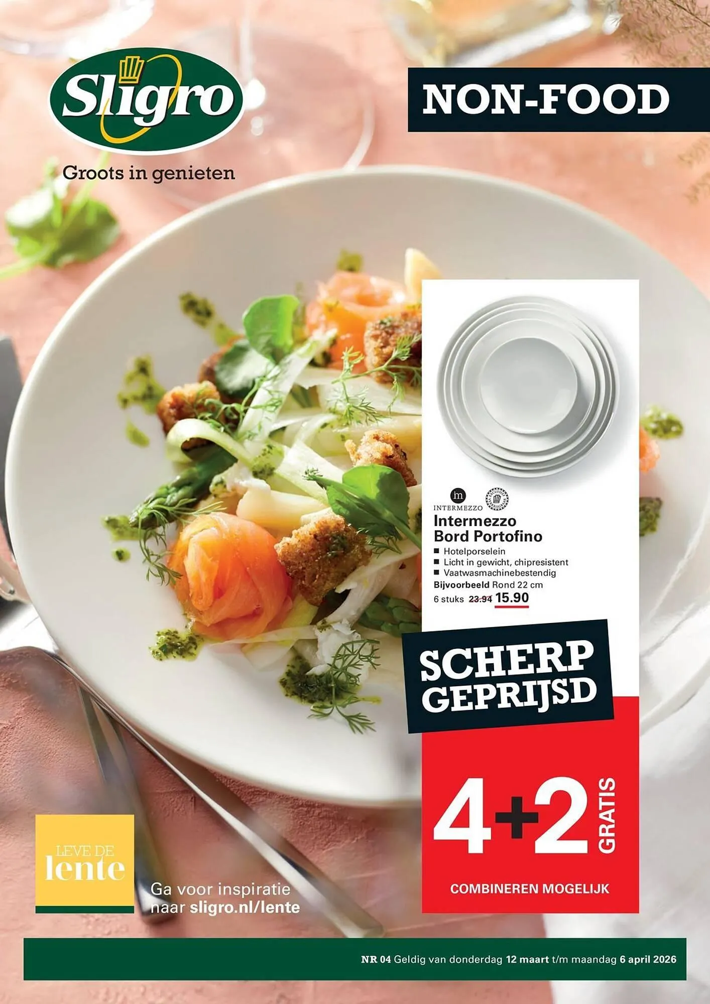 Sligro folder van 12 maart tot 6 april 2026 - Folder pagina 1