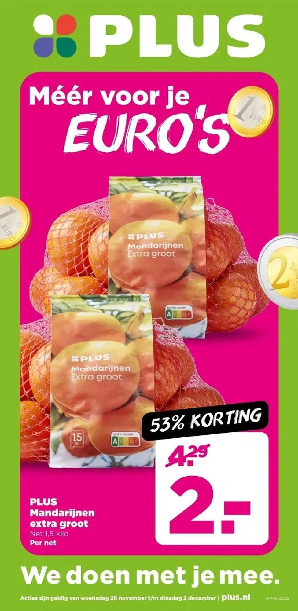 PLUS folder van 26 november tot 2 december 2025 - Folder pagina 1