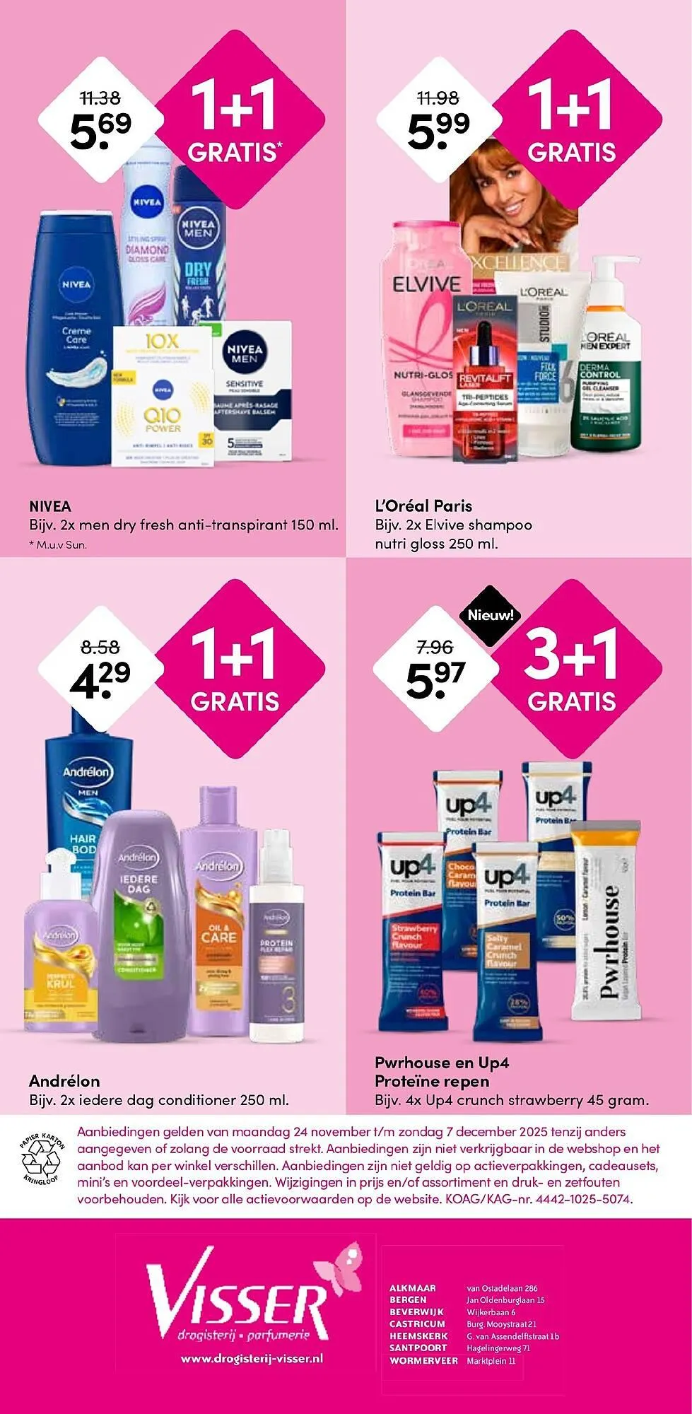 Drogisterij Visser folder van 24 november tot 7 december 2025 - Folder pagina 4