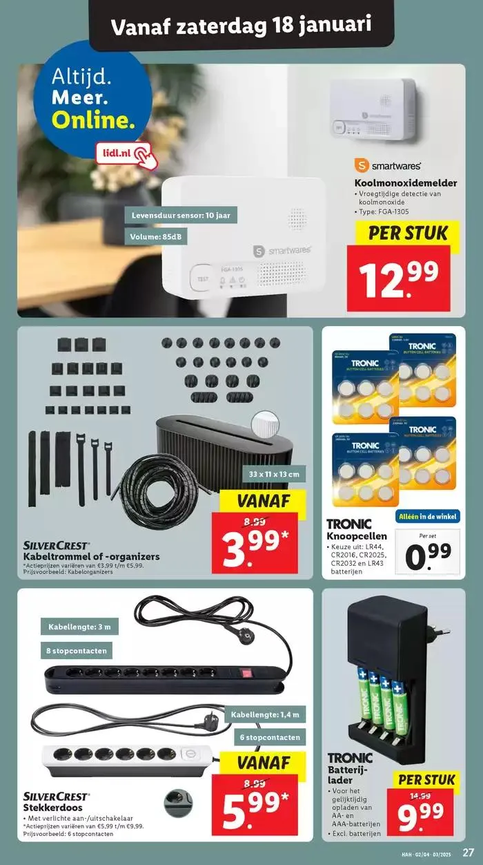 Topdeals en kortingen van 9 januari tot 22 januari 2025 - Folder pagina 31