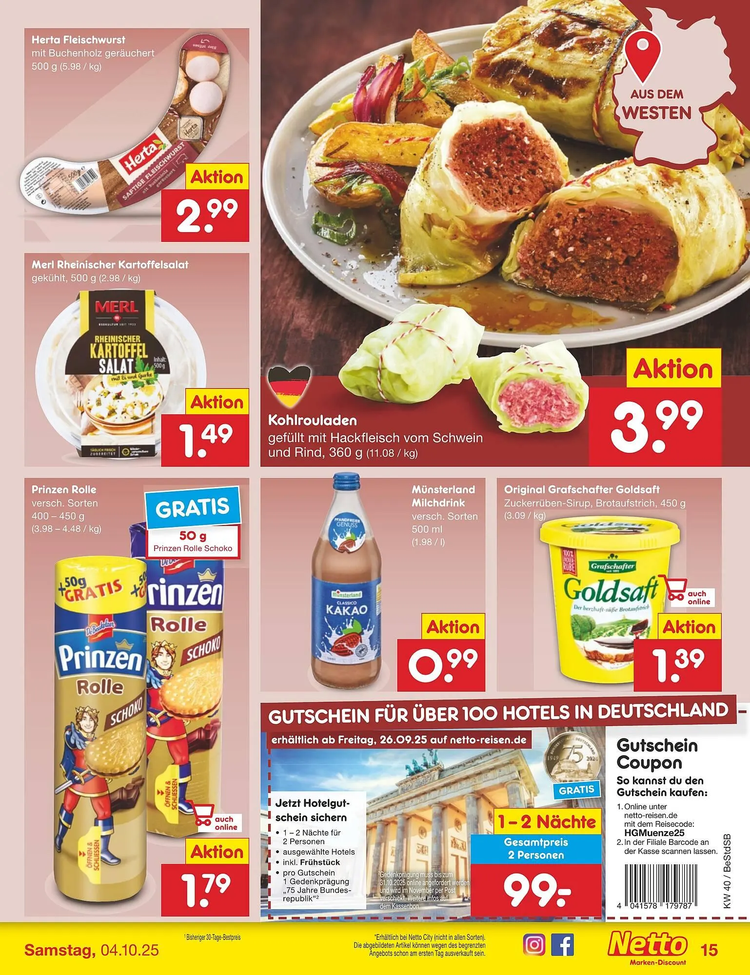 Netto Marken-Discount DE folder van 29 september tot 4 oktober 2025 - Folder pagina 17