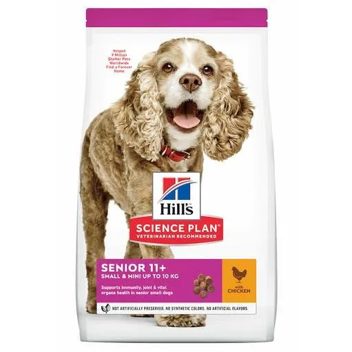 Droogvoer voor senior honden met kip 1.5 kg