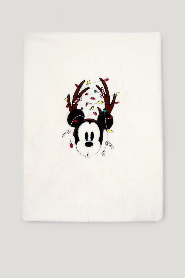 Christmas fleece throw - 130 x 170 cm - Mickey Mouse