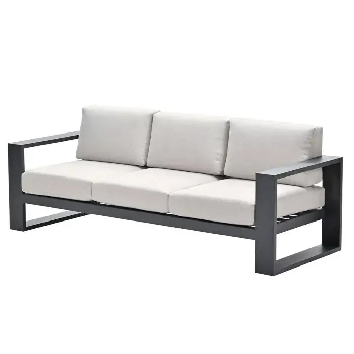 Plaza loungebank 3-zits - desert sand