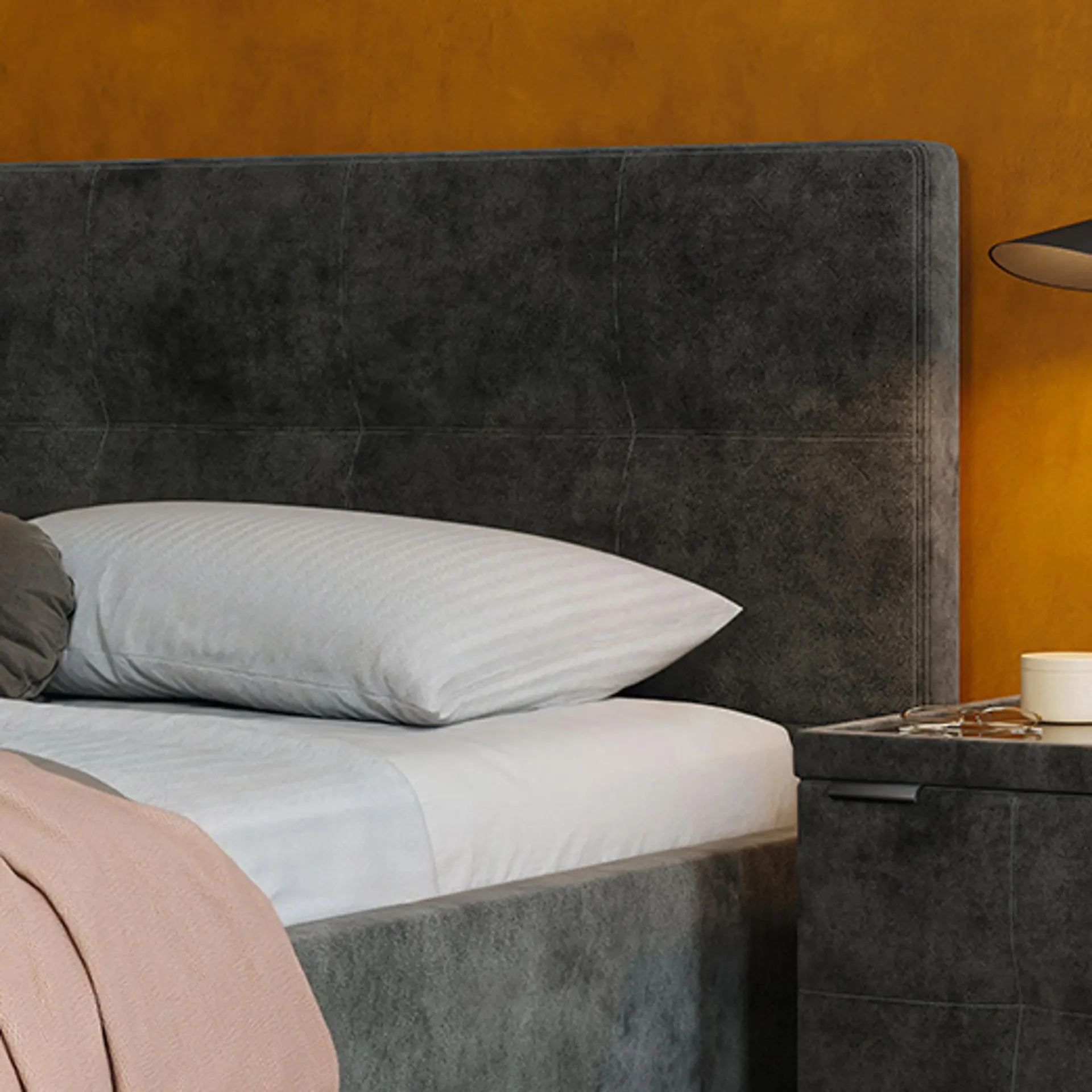 Gestoffeerd Bedframe Home Seasons