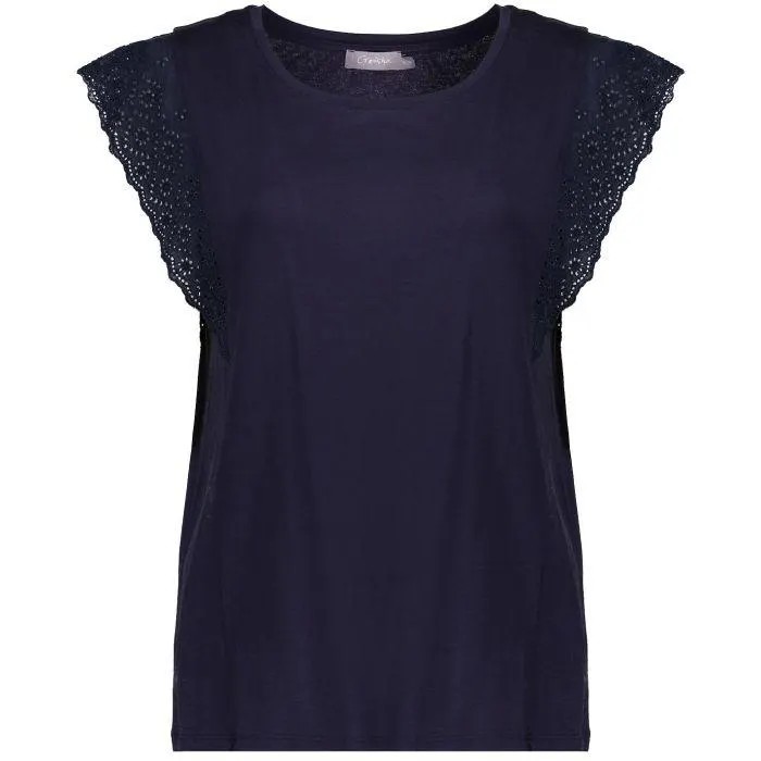 Geisha Shirt dames navy