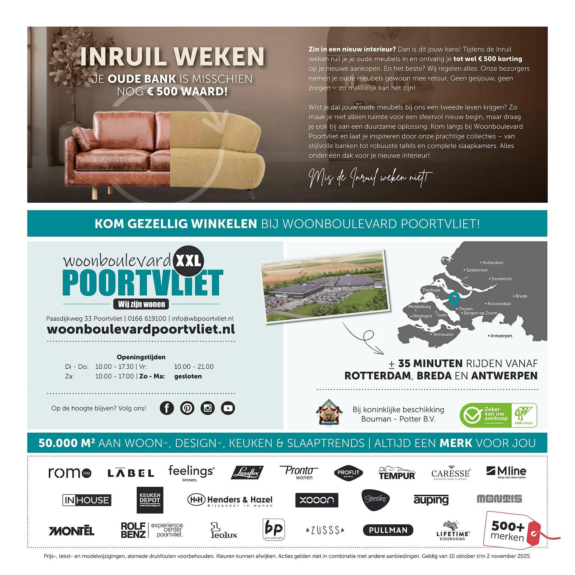 Woonboulevard Poortvliet folder van 1 oktober tot 31 oktober 2025 - Folder pagina 32