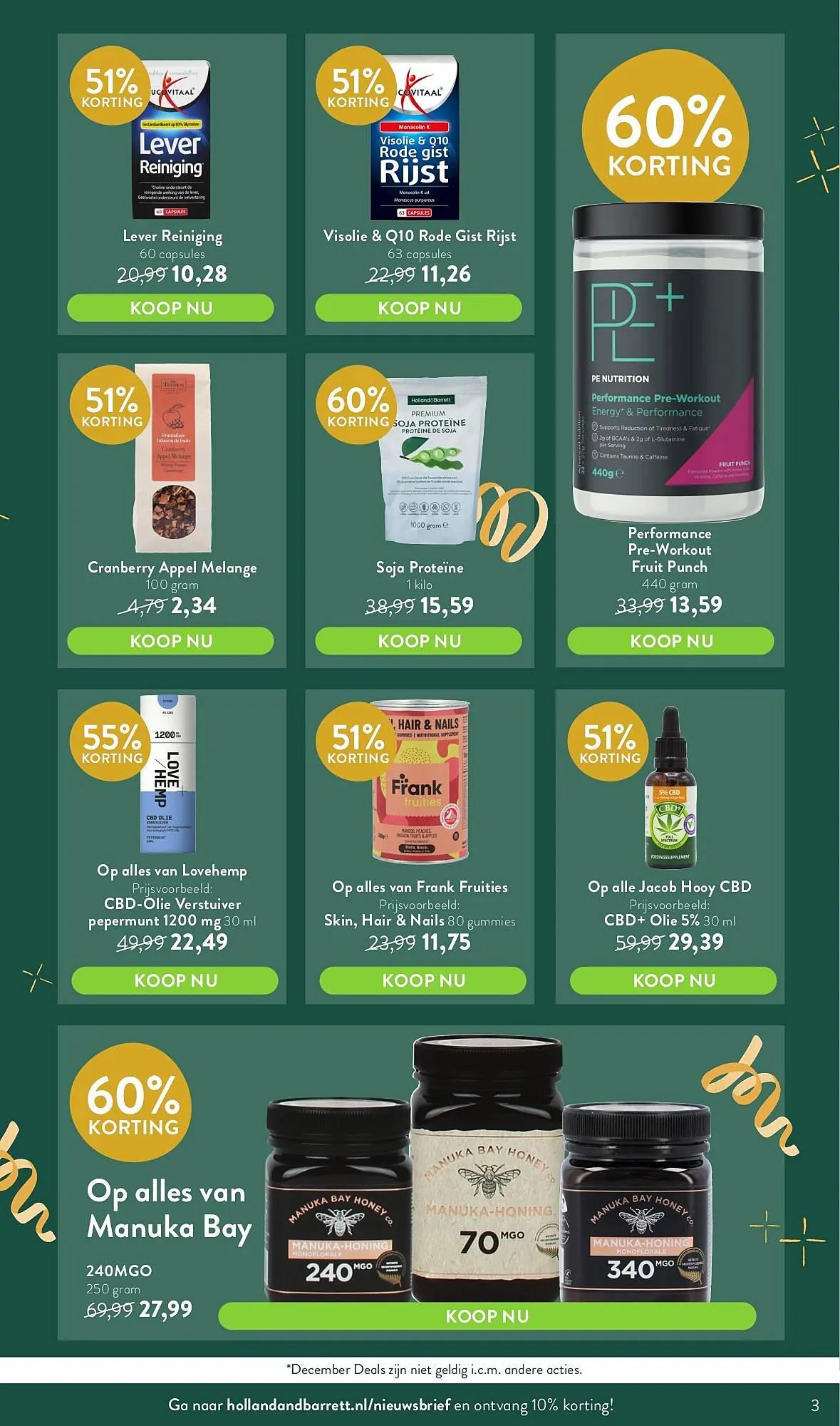 Holland & Barrett folder van 3 december tot 10 december 2023 - Folder pagina 3