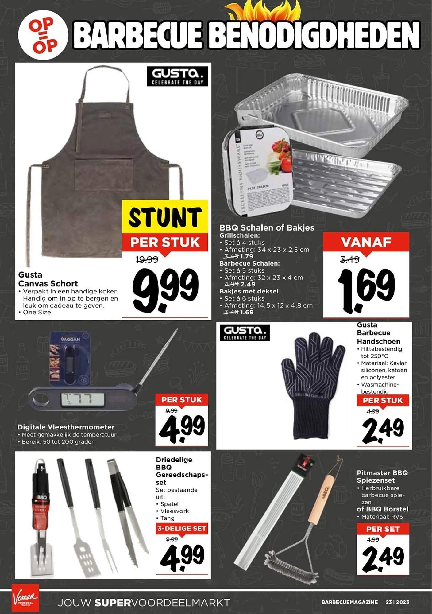 Vomar BBQ folder van 27 april tot 16 september 2023 - Folder pagina 23