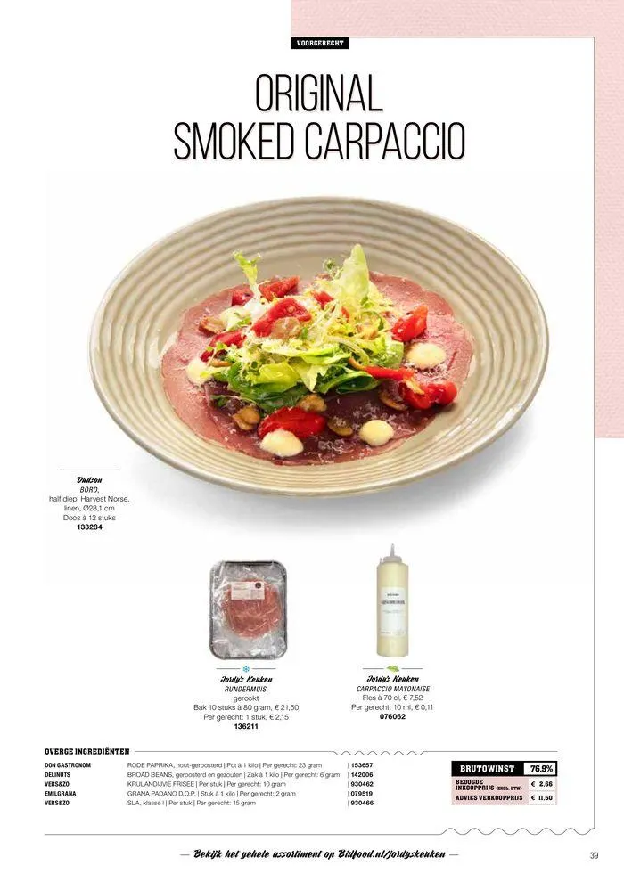 Jordy's Keuken deel 2 van 23 september tot 20 oktober 2024 - Folder pagina 39