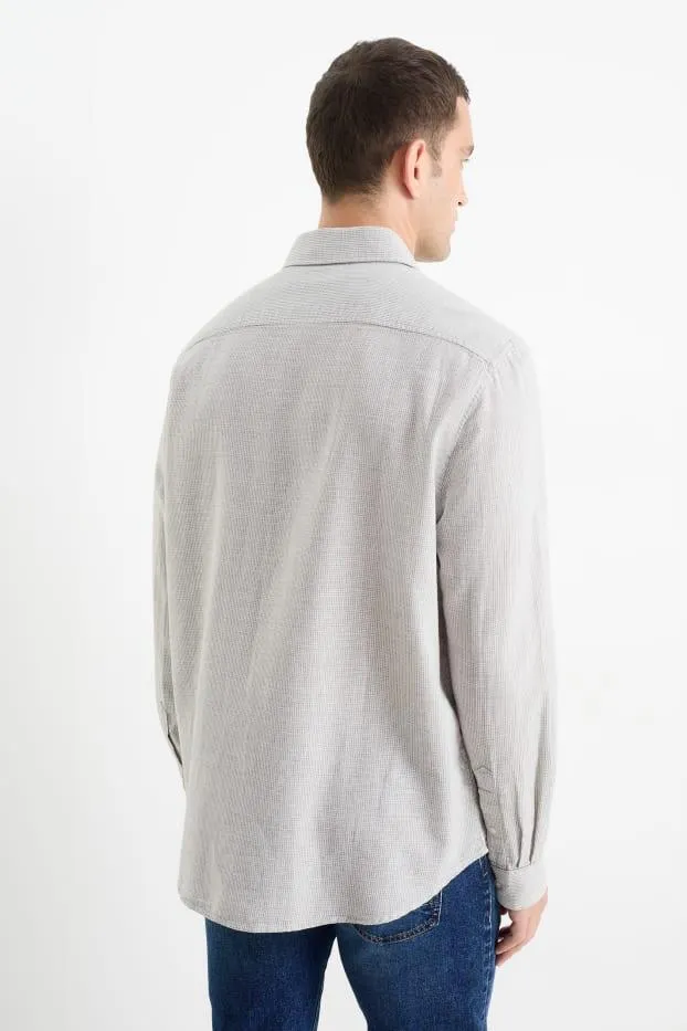 Shirt - regular fit - kent collar - patterned