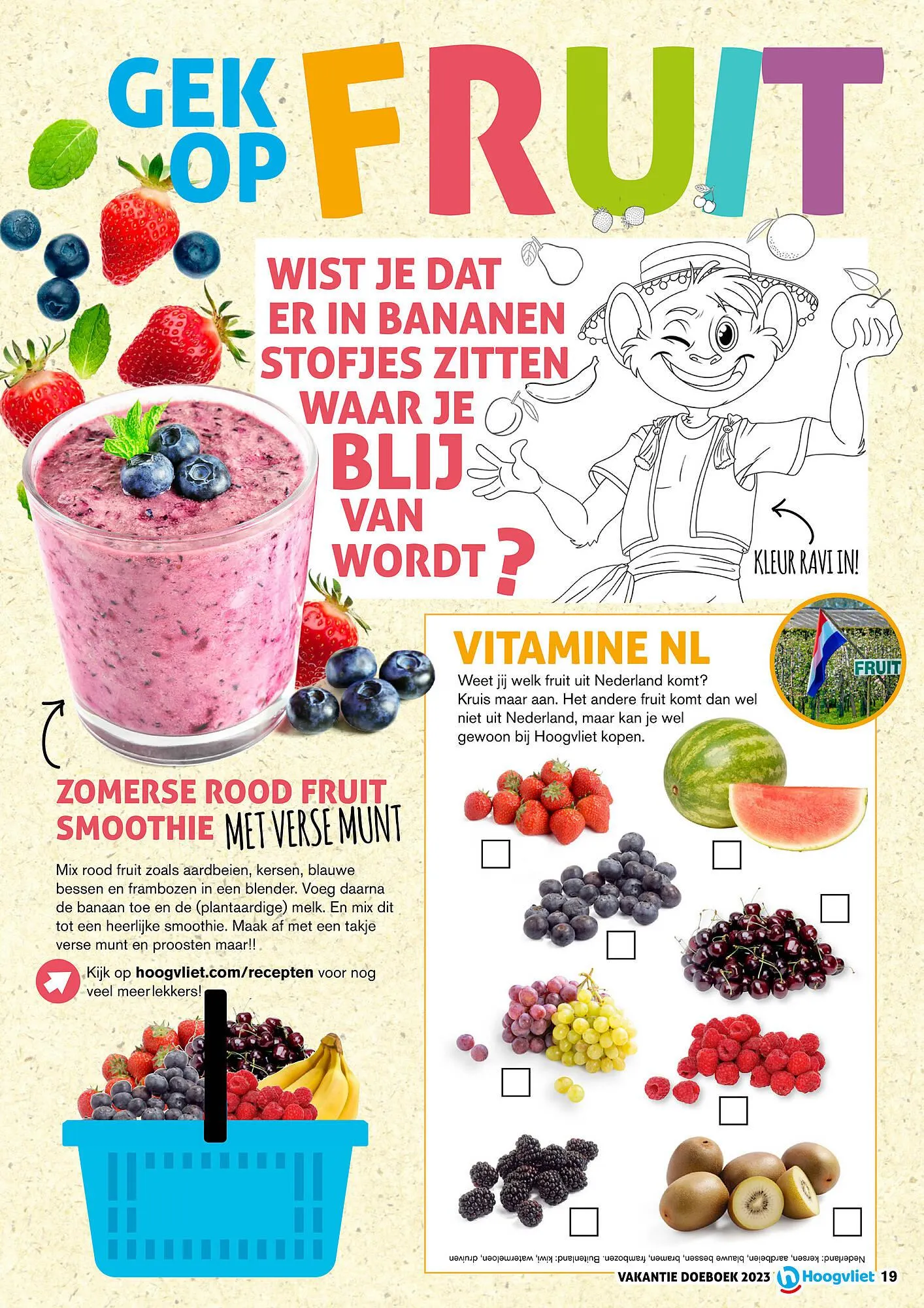 Hoogvliet Vakantie DoeBoek van 21 juni tot 31 augustus 2023 - Folder pagina 19