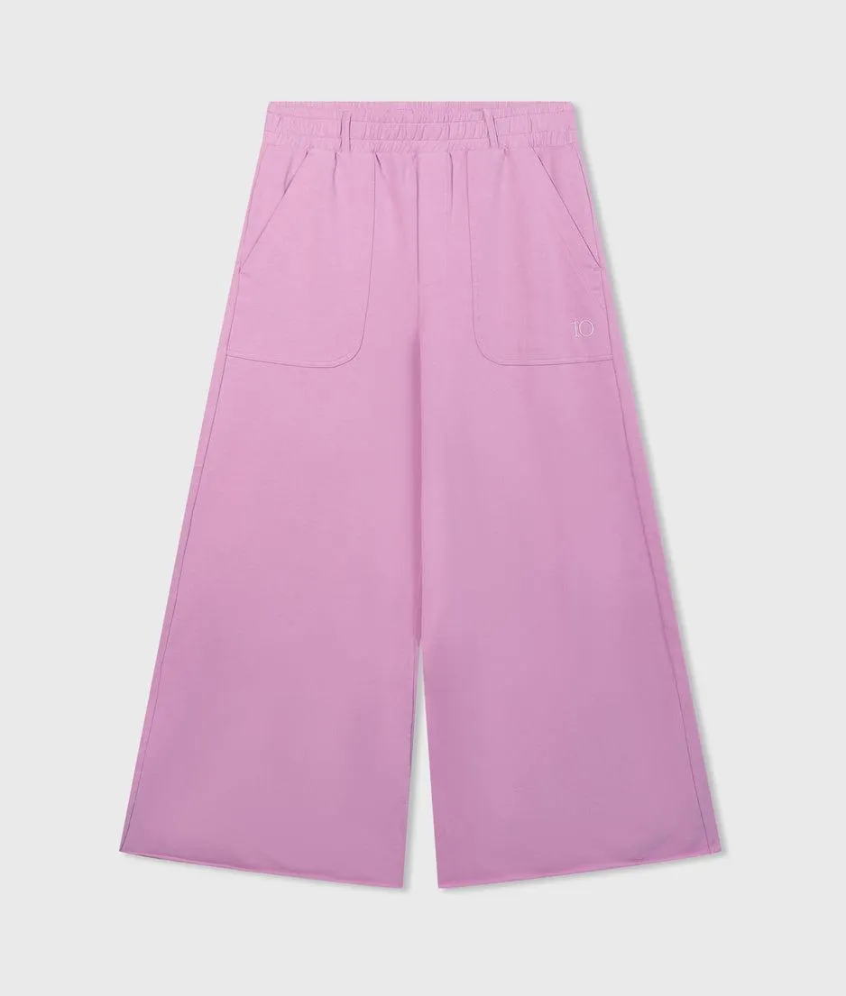 wide leg pants fleece