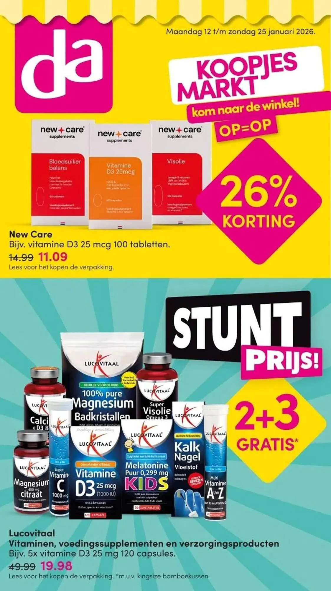 DA folder van 18 januari tot 25 januari 2026 - Folder pagina 1