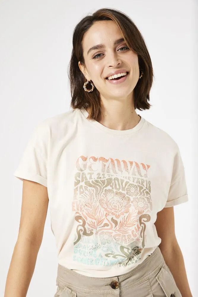 garcia t-shirt beige