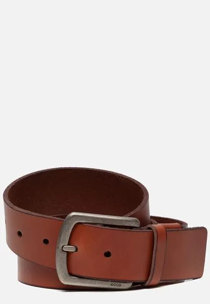Ecco Allan riem cognac Leer