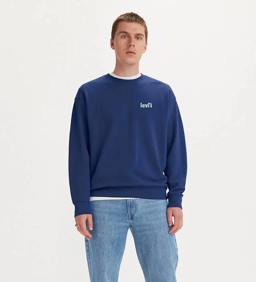 Relaxed Graphic Crewneck Sweatshirt