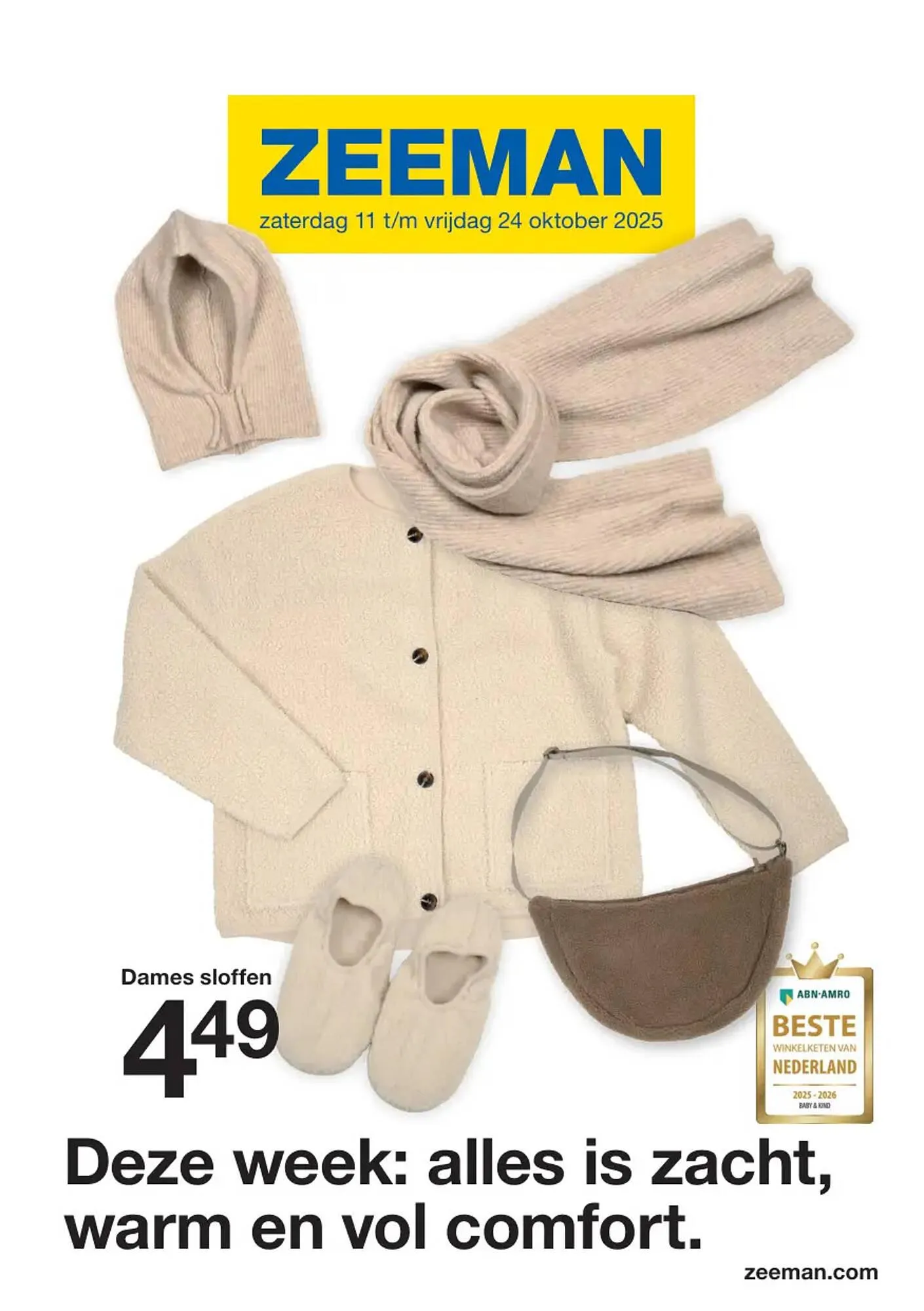 Zeeman folder van 11 oktober tot 24 oktober 2025 - Folder pagina 1