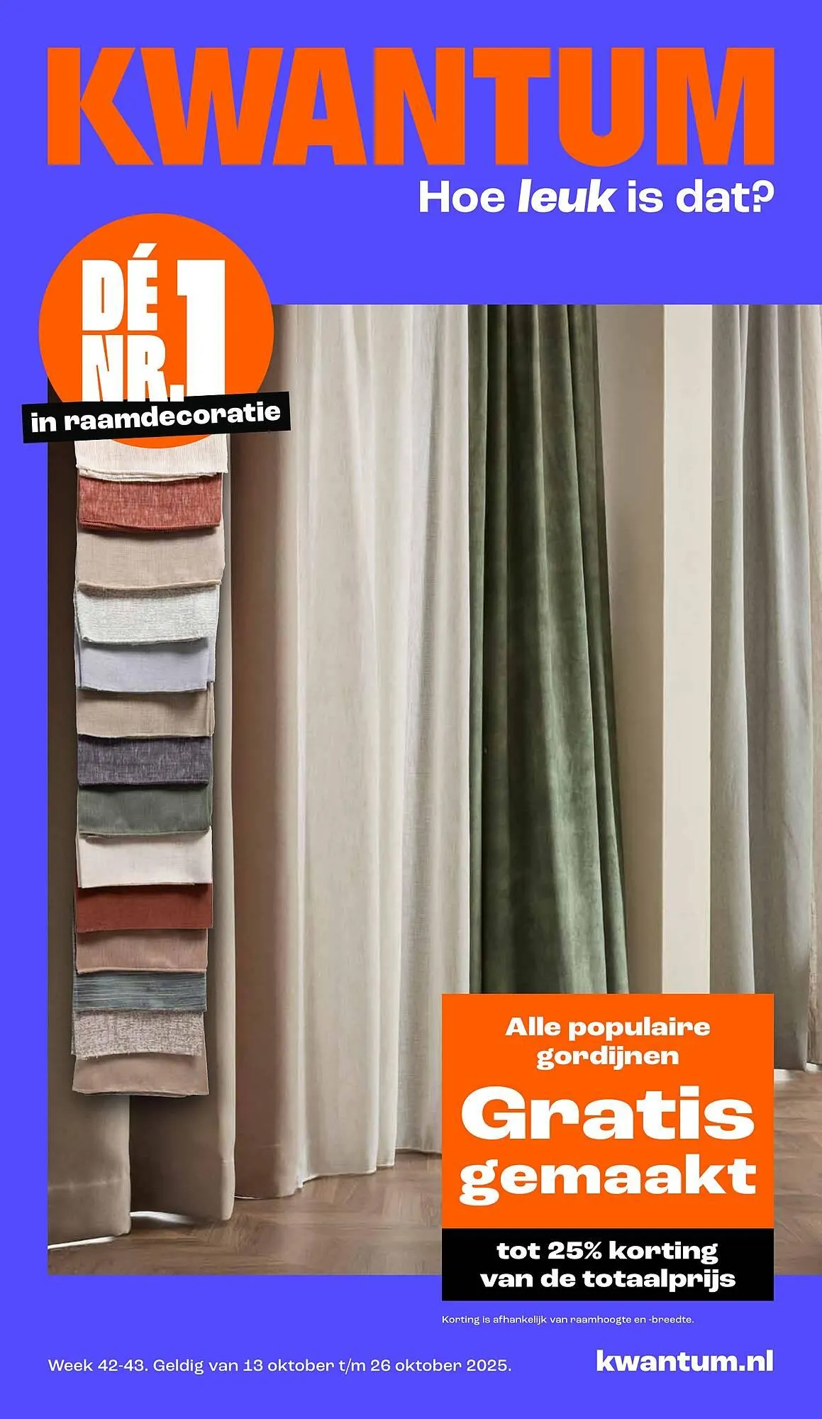 Kwantum folder van 13 oktober tot 31 december 2025 - Folder pagina 1