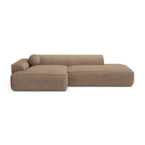 Sia Home - Hoekbanken links ANIA - Corduroy - Mol - 260cm