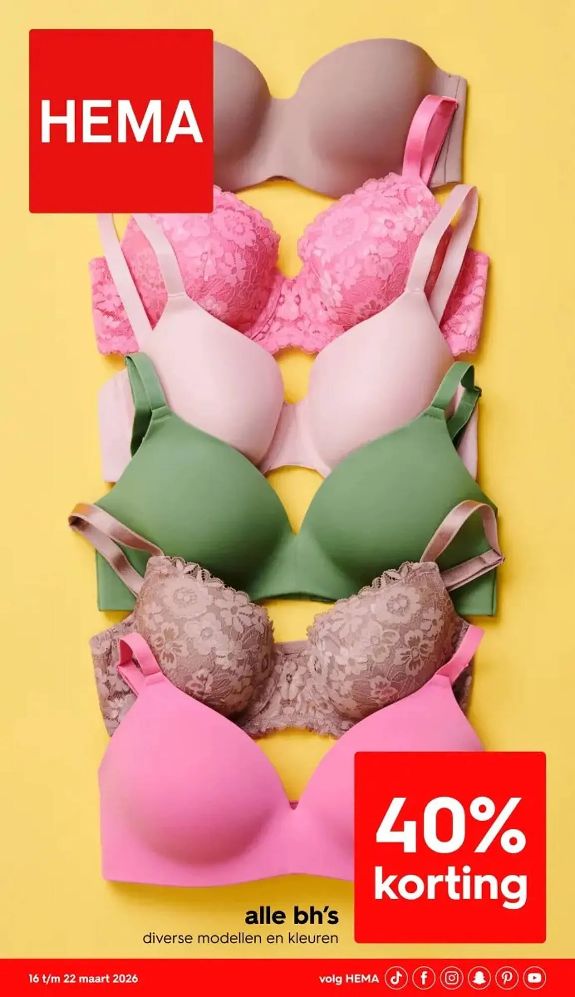 HEMA folder van 16 maart tot 22 maart 2026 - Folder pagina 1