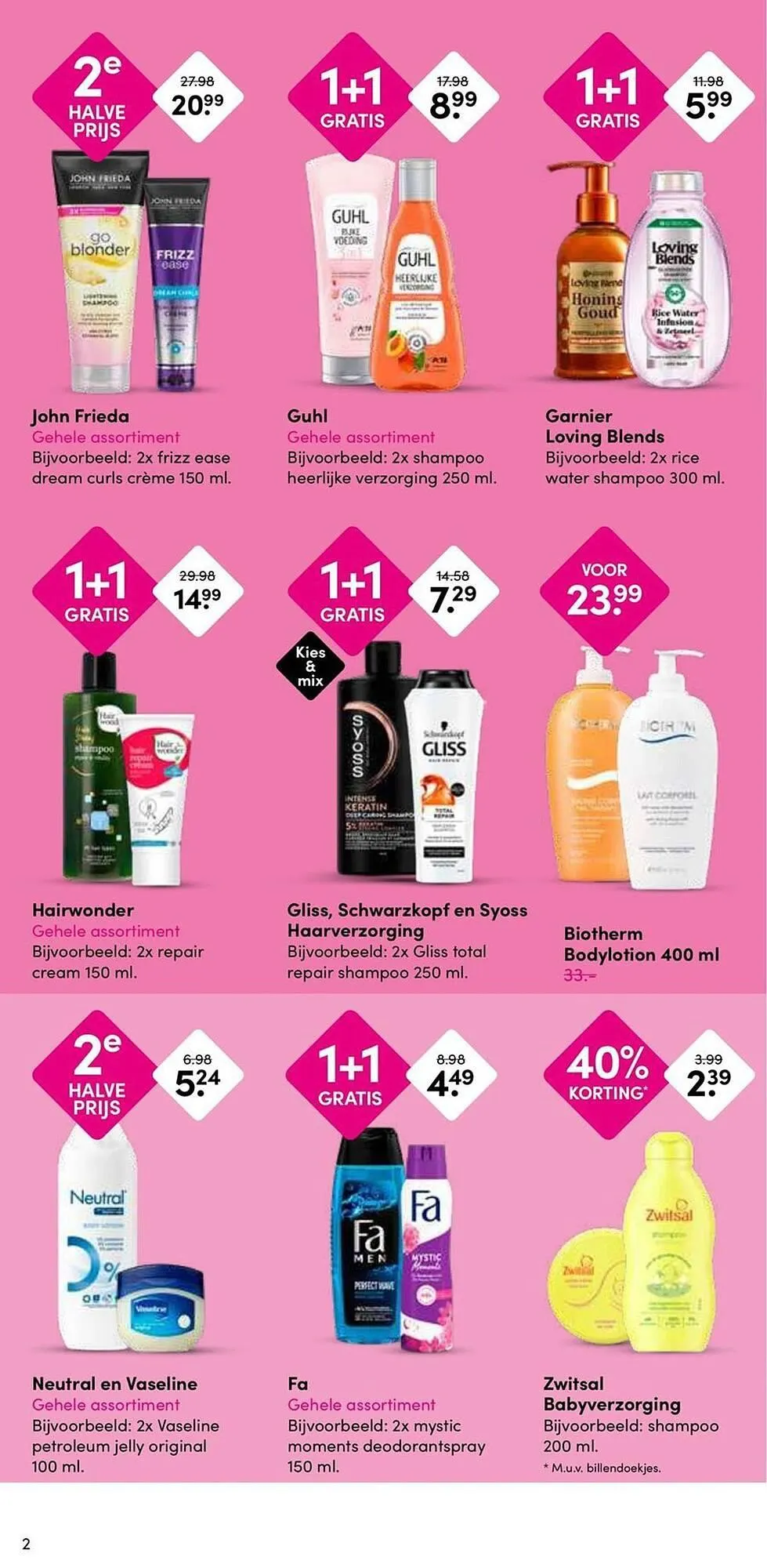 Drogisterij Visser folder van 31 maart tot 13 april 2025 - Folder pagina 2