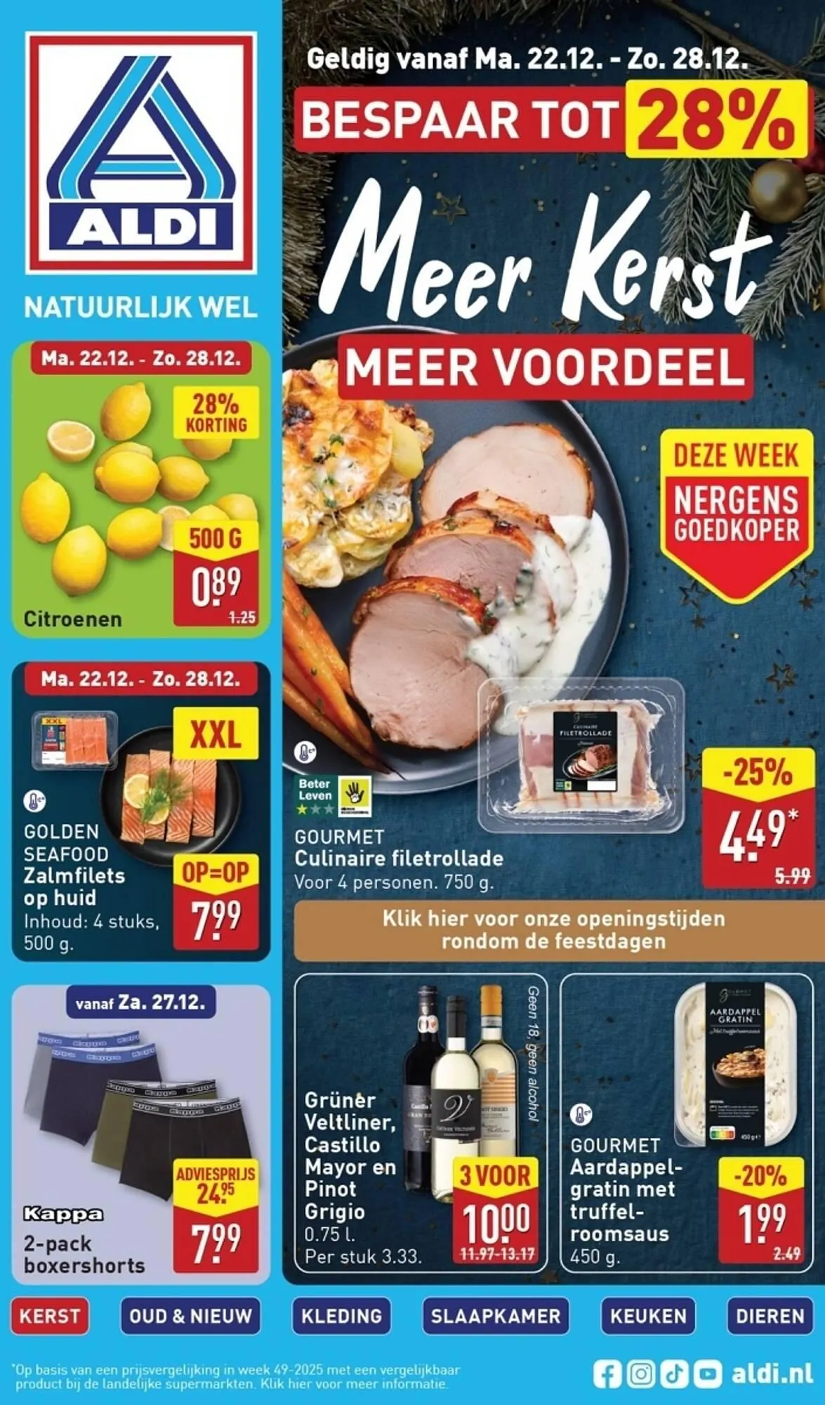 ALDI folder van 22 december tot 28 december 2025 - Folder pagina 1