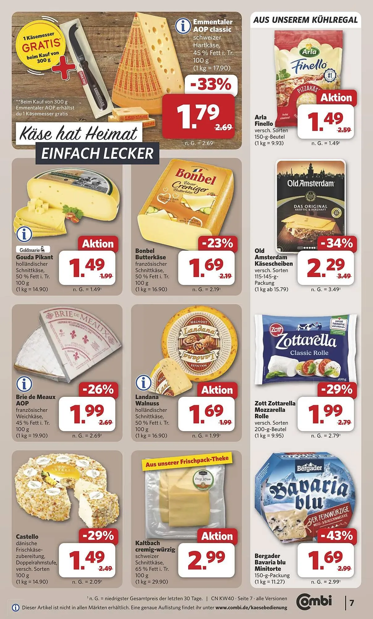 Combi Markt DE folder van 29 september tot 4 oktober 2025 - Folder pagina 7
