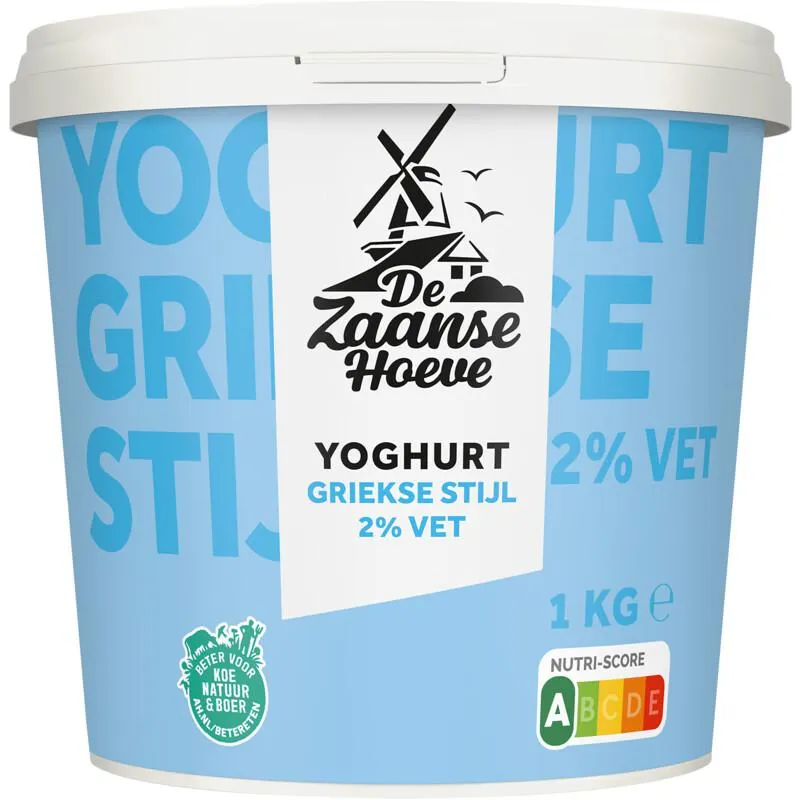 De Zaanse Hoeve Yoghurt griekse stijl 2% vet