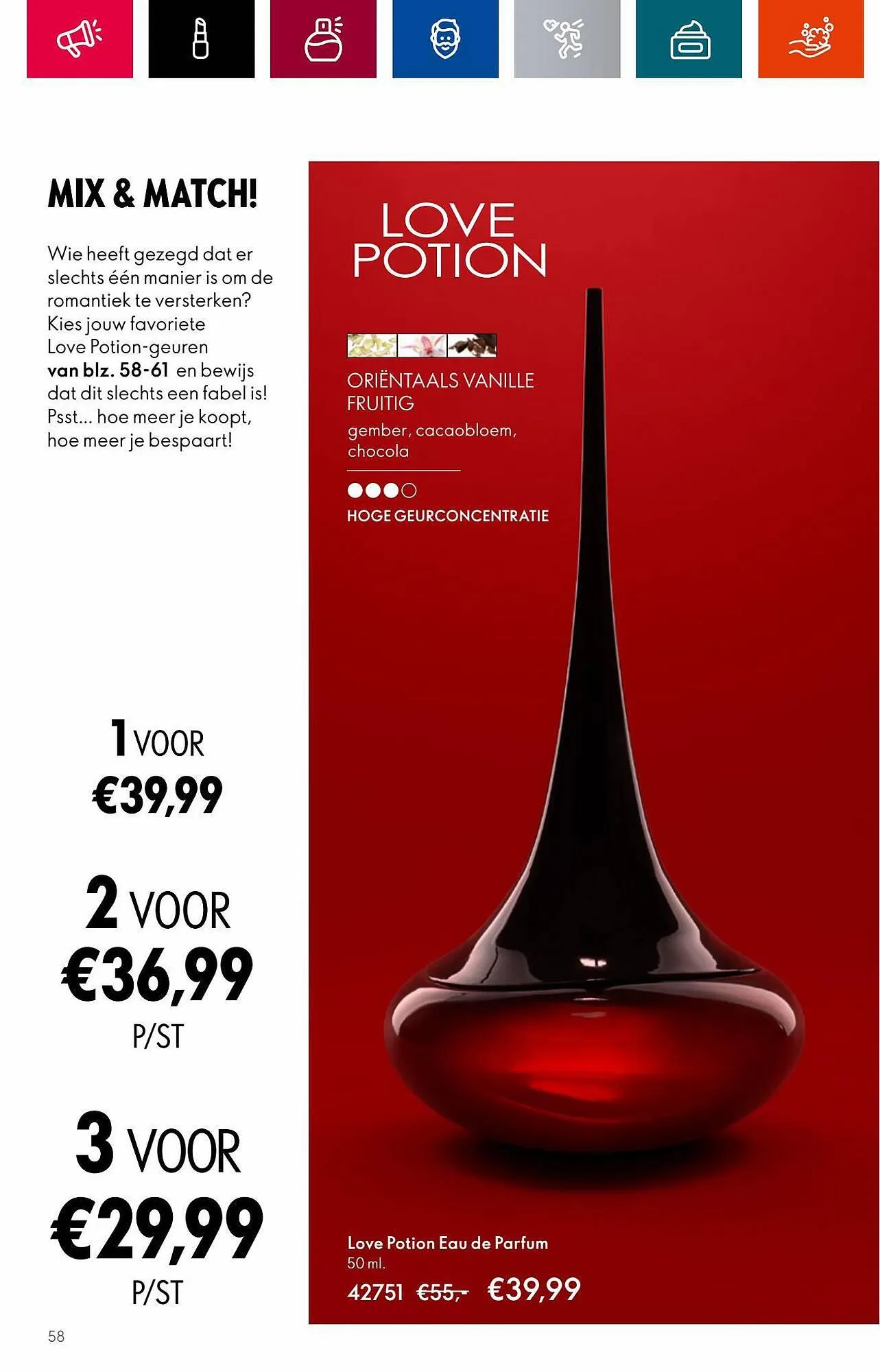 Oriflame folder van 18 juli tot 1 augustus 2023 - Folder pagina 58