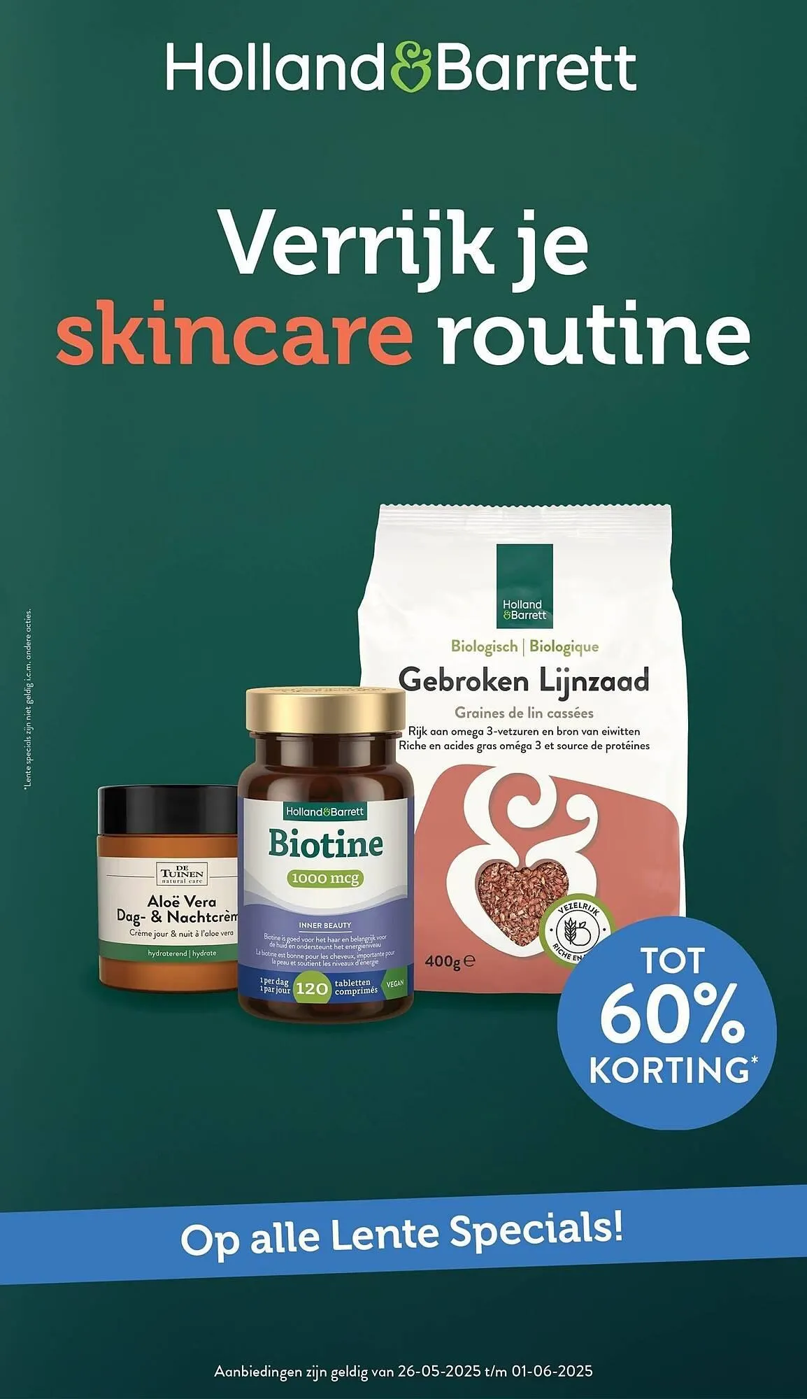 Holland & Barrett folder van 26 mei tot 1 juni 2025 - Folder pagina 1