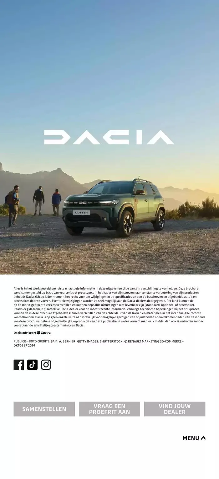 Dacia Duster van 28 november tot 30 juni 2025 - Folder pagina 20