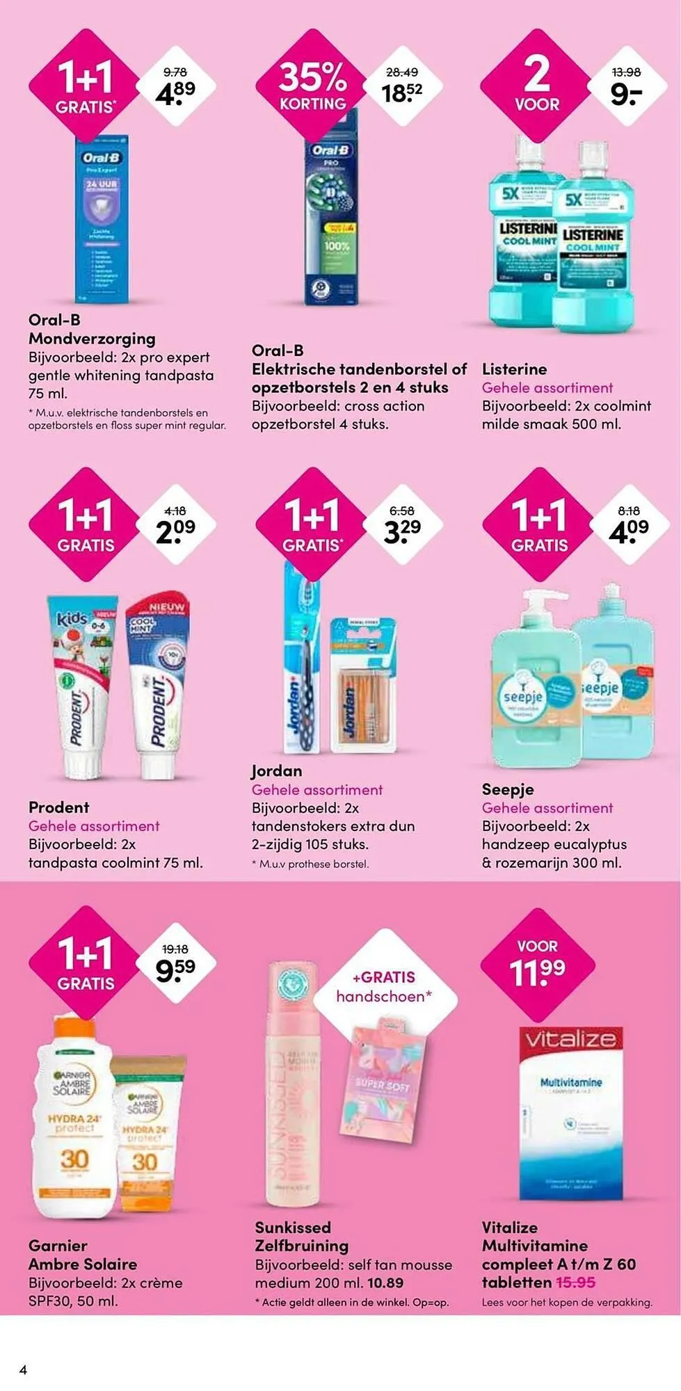Drogisterij Visser folder van 31 maart tot 13 april 2025 - Folder pagina 4