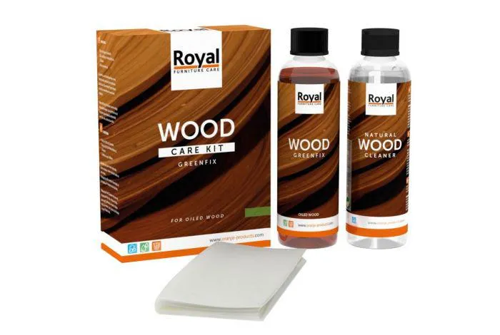 Greenfix Wood Care Kit + Cleaner 2 x 250 ml