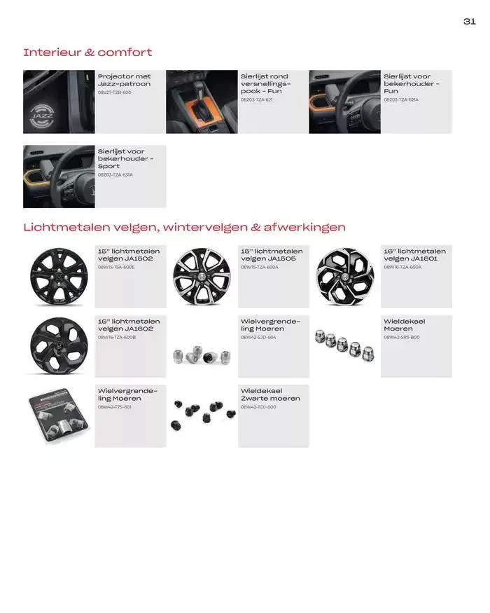 Jazz Accessories van 19 november tot 30 juni 2025 - Folder pagina 33