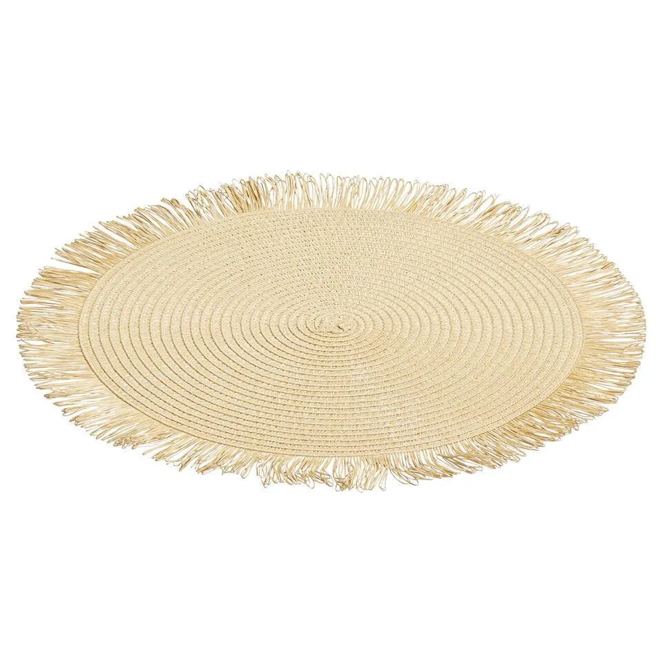 Placemat Rond Naturel