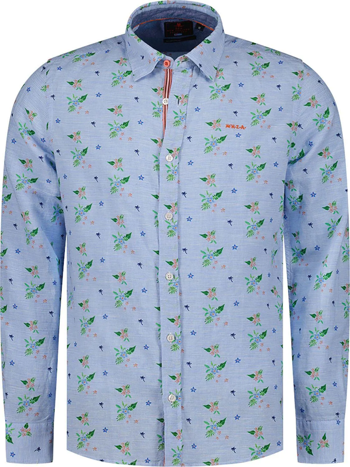 Overhemd Te Rangatapu Blauw