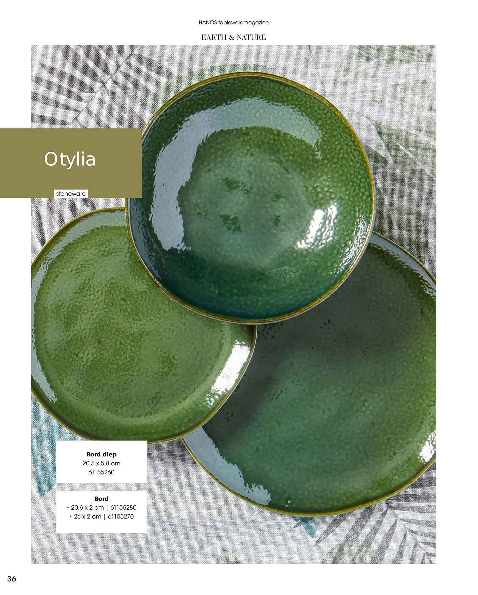 HANOS Tableware Magazine 2023-2024 van 1 januari tot 30 april 2024 - Folder pagina 36