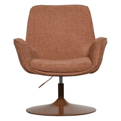 WOOOD verstelbare fauteuil Marten - Polyester - Oranje - 91x79x76