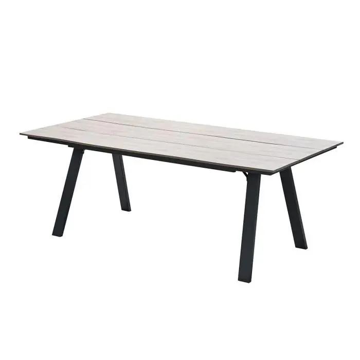 Braga tuintafel 220 x 100 cm - donker grijs
