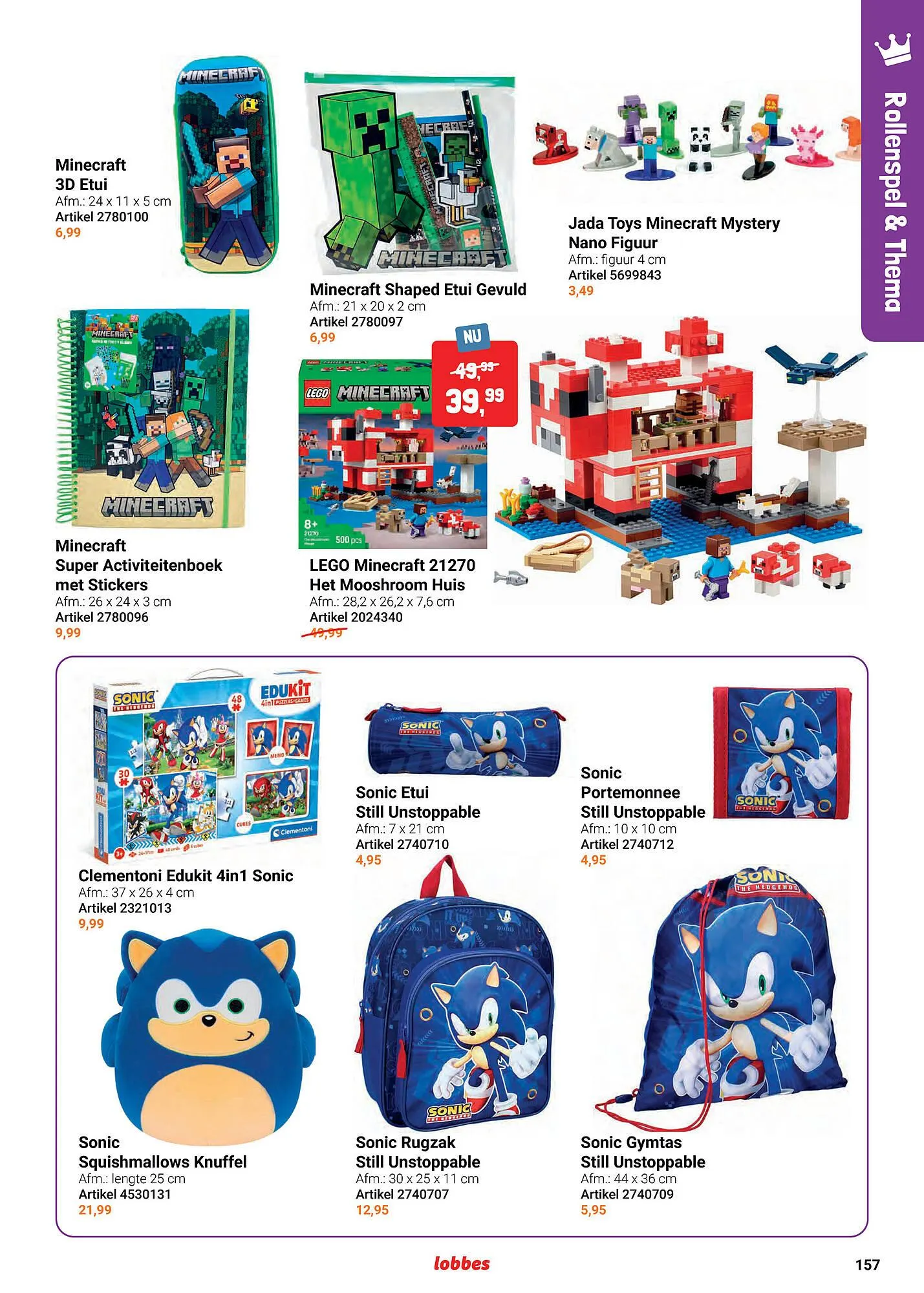 Lobbes folder van 28 september tot 25 december 2025 - Folder pagina 159