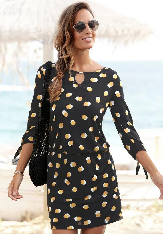 Buffalo Jerseyjurk met bandjes die gestrikt kunnen worden